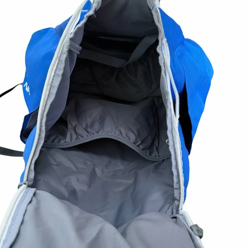 Nike Blue Hoops Elite Max Air 2.0 Quad Zip Basketball Backpack
